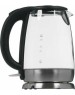 Чайник KITFORT КТ-619 серебристый/черный (нержавеющая сталь/стекло)