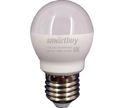 Лампа SMARTBUY (SBL-G45-12-40K-E27) 12W/4000/E27