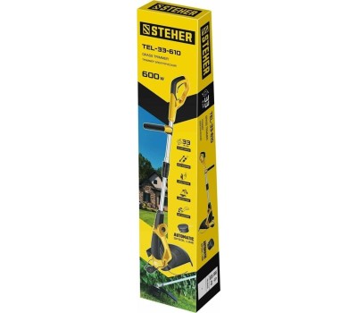 Триммер сетевой STEHER TEL-33-610 600 Вт триммер сетевой, ш/с 33 см