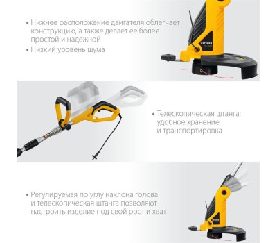 Триммер сетевой STEHER TEL-33-610 600 Вт триммер сетевой, ш/с 33 см