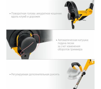 Триммер сетевой STEHER TEL-33-610 600 Вт триммер сетевой, ш/с 33 см