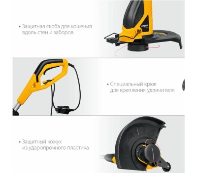 Триммер сетевой STEHER TEL-33-610 600 Вт триммер сетевой, ш/с 33 см