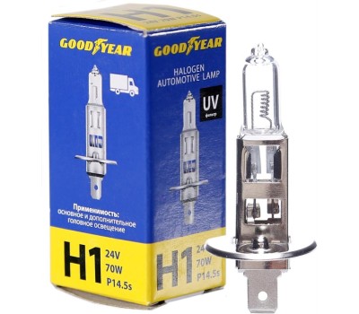 Лампа галогенная GOODYEAR GY011240 лампа галогенная автомобильная Н1 24V 70W P145s