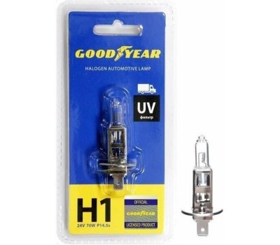 Лампа галогенная GOODYEAR GY011240 лампа галогенная автомобильная Н1 24V 70W P145s