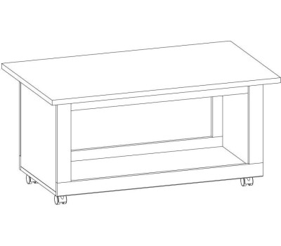 Стол журнальный АНРЭКС OSKAR Стол журнальный, цвет дуб Санремо