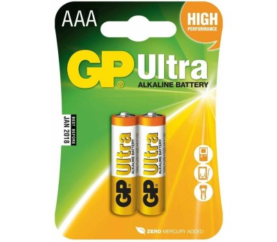 GP Батарея Ultra Alkaline 24AU LR03 (AAA)