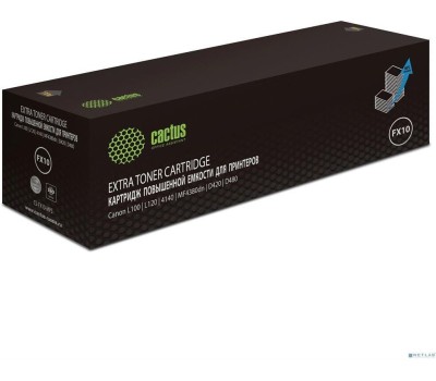 CACTUS Картридж лазерный CS-FX10-MPS черный (3000стр.) для Canon L100/L120/4140/MF4380dn/D420/D480