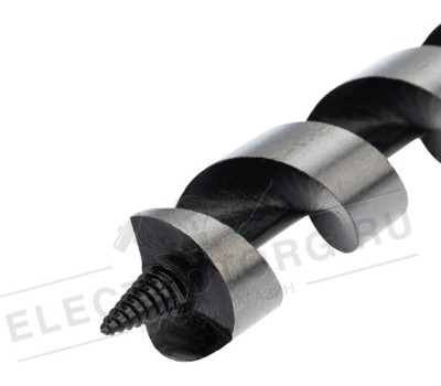 Сверло KRANZ (KR-91-0719) Сверло винтовое по дереву 30х460 мм (шестигранный хвостовик)