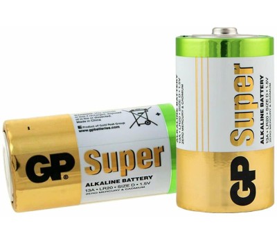 GP D Батарейка Super Alkaline 13AA21-2CRSBC2, 2 шт
