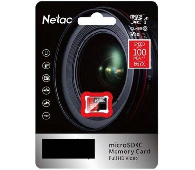NETAC Карта памяти microSDHC UHS-I U1 P500 Extreme Pro 16 ГБ, 90 МБ/с, Class 10, NT02P500PRO-016G-S, 1 шт., без адаптера