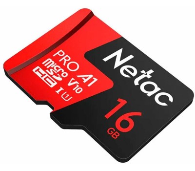 NETAC Карта памяти microSDHC UHS-I U1 P500 Extreme Pro 16 ГБ, 90 МБ/с, Class 10, NT02P500PRO-016G-S, 1 шт., без адаптера