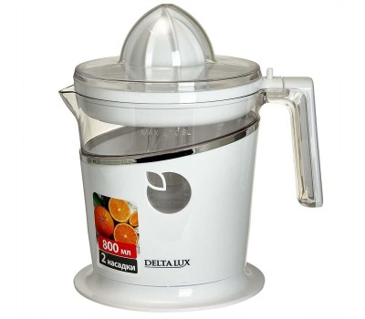 Соковыжималка цитрус DELTA LUX DE-2401 white