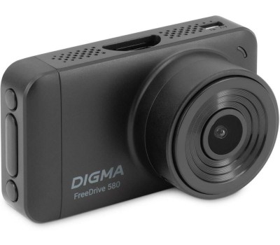 DIGMA Видеорегистратор FreeDrive 580 черный 4Mpix 1296x2304 1296p 140гр. GP2178