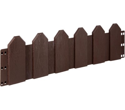 Заборчик для сада LUCKY WAY LWZBR004 декоративный 5 шт. по 60 см, коричневый