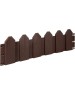 Заборчик для сада LUCKY WAY LWZBR004 декоративный 5 шт. по 60 см, коричневый