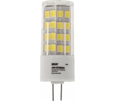 REXANT Лампа светодиодная капсульного типа JD-CORN G4 230В 5,5Вт 6500K холодный свет (поликарбонат)