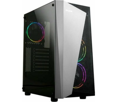 ZALMAN Корпус ATX S4 Plus, Midi-Tower, без БП, черный [s4 plus black]