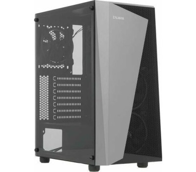 ZALMAN Корпус ATX S4 Plus, Midi-Tower, без БП, черный [s4 plus black]