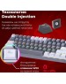 Клавиатура DEFENDER Клавиатура USB FIZZ GREY/WHITE REDRAGON 70675