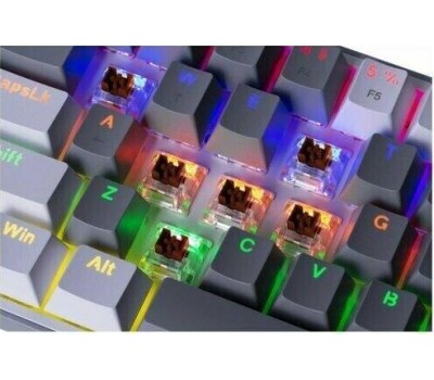 Клавиатура DEFENDER Клавиатура USB FIZZ GREY/WHITE REDRAGON 70675