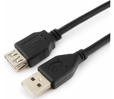 Gembird/Cablexpert CCF2-USB2-AMAF-15 USB 2.0 Pro Кабель , AM/AF, 4.5м, экран, 2феррит.кольца, черный, пакет