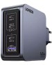 UGREEN Зарядное устройство X763 (25877) Nexode Pro 160W USB-A+3*USB-C GaN Tech Fast Charger EU с кабелем 1,5M 240W. Цвет: серый