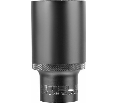 Головка торцевая STELS Головка торцевая, 30 мм, шестигранная, CrV, под квадрат 1/2 13837