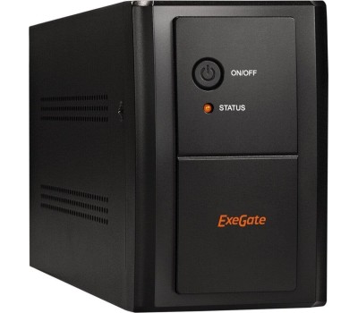 ИБП Exegate EP285527RUS ИБП ExeGate SpecialPro UNB-2200.LED.AVR.EURO.RJ.USB <2200VA/1300W, LED, AVR, 4 евророзетки, RJ45/11, USB, Black>