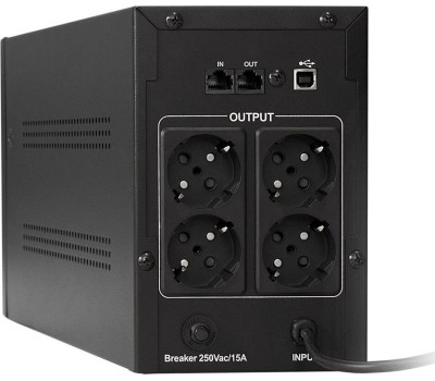ИБП Exegate EP285527RUS ИБП ExeGate SpecialPro UNB-2200.LED.AVR.EURO.RJ.USB <2200VA/1300W, LED, AVR, 4 евророзетки, RJ45/11, USB, Black>