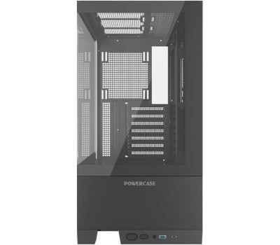 Powercase Vision Black V2, Tempered Glass, чёрный, ATX (CVBAV2-L0)