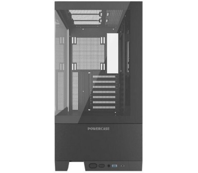 Powercase Vision Black V2, Tempered Glass, чёрный, ATX (CVBAV2-L0)