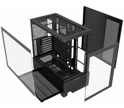 Powercase Vision Black V2, Tempered Glass, чёрный, ATX (CVBAV2-L0)