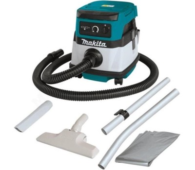 MAKITA Строительный пылесос DVC150LZ, гибридное, без АКБ, без ЗУ, белый