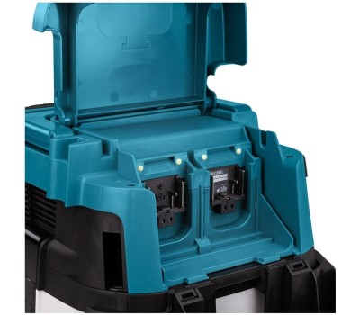 MAKITA Строительный пылесос DVC150LZ, гибридное, без АКБ, без ЗУ, белый