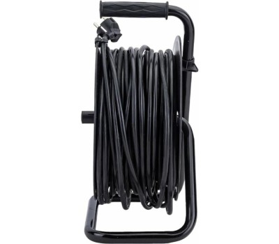 IEK Удлинитель силовой УК50, розеток 4шт, 3x1.5 кв.мм, 16A, 50м, ПВС, катушка [wkp20-16-04-50-g]