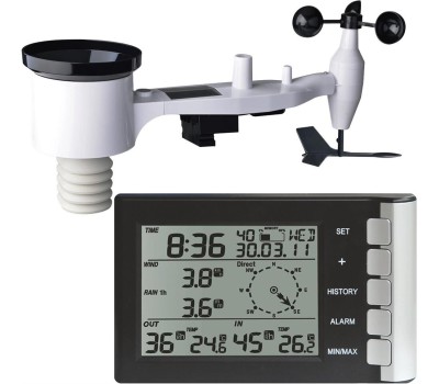 Погодная станция LEVENHUK Погодная станция LP240, серебристый [82934]