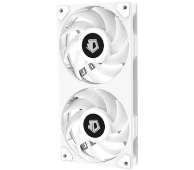 ID-COOLING Вентилятор для корпуса ICEFAN 240 ARGB SNOW белый (2 pcs, 120mm, PWM 2000rpm, 56.5 CFM, 31,5 dB, 4 pin/3 pin ARGB) (ICEFAN 240 ARGB SNOW)