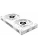 ID-COOLING Вентилятор для корпуса ICEFAN 240 ARGB SNOW белый (2 pcs, 120mm, PWM 2000rpm, 56.5 CFM, 31,5 dB, 4 pin/3 pin ARGB) (ICEFAN 240 ARGB SNOW)