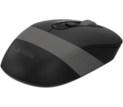 A4TECH Мышь беспроводная Fstyler FG10S, радио, оптическая, USB, 2000dpi, черный и серый [fg10s grey]