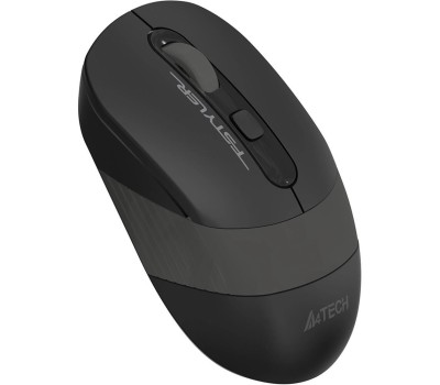A4TECH Мышь беспроводная Fstyler FG10S, радио, оптическая, USB, 2000dpi, черный и серый [fg10s grey]