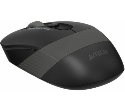 A4TECH Мышь беспроводная Fstyler FG10S, радио, оптическая, USB, 2000dpi, черный и серый [fg10s grey]