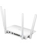 CUDY Wi-Fi роутер WR1300S, Wi-Fi 5, AC1200, 2.4/5ГГц, 4 LAN, белый