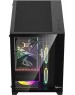 Корпус для ПК FORMULA Корпус (AEROCOOL) MiniTower CRYSTAL Z5 черный (mATX, без БП, USB2.0+USB3.0+USB3.2, 1x120mm ARGB) (Crystal Z5 Black (F))