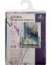 Шторка для ванной САНАКС - Штора с рисунком СИНИЙ МРАМОР с ЗОЛОТОМ, в ванную комнату, без колец - полиэстэр, 180 х 180 см. 01-113
