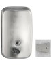 BRIMIX - Дозатор для жидкого мыла 1000 мл, настенный, с глазком, из нержавеющей стали марки SUS 304, цвет САТИН. 616