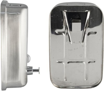 BRIMIX - Дозатор для жидкого мыла 1000 мл, настенный, с глазком, из нержавеющей стали марки SUS 304, цвет САТИН. 616