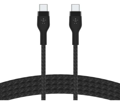 BELKIN Кабель BoostCharge PRO Flex USB-C to USB-C Braided Silicone Cable. Длина: 2м. Цвет: черный