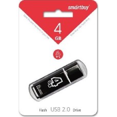 USB флеш SMARTBUY (SB4GBGS-K) 4GB GLOSSY SERIES BLACK