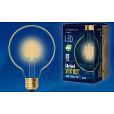 Лампы светодиодные VINTAGE UNIEL (UL-00002359) LED-G95-6W/GOLDEN/E27 GLV21GO