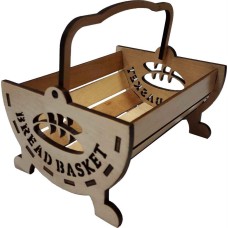 РОССИЯ 202021 Корзинка «ПЛЕТЁНКА» с ручкой. Прозрачный лак